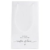 EVERLEIGH Minimalistisch Matron of Ehrengeschenkta Kleine Geschenktüte (Vorderseite)