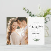 EVERLEIGH Minimalistische Weihnachtskarte Einladung (Stehend Vorderseite)