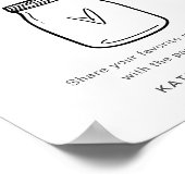 EVERLEIGH Parentage Tipp Jar Sign Poster (Ecke)