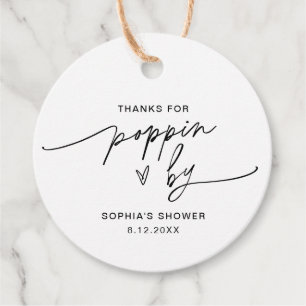 EVERLEIGH Popcorn Gefallen Danke fürs Vorbeikommen Geschenkanhänger