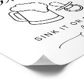 EVERLEIGH Schnuller Beer Pong Poster (Ecke)