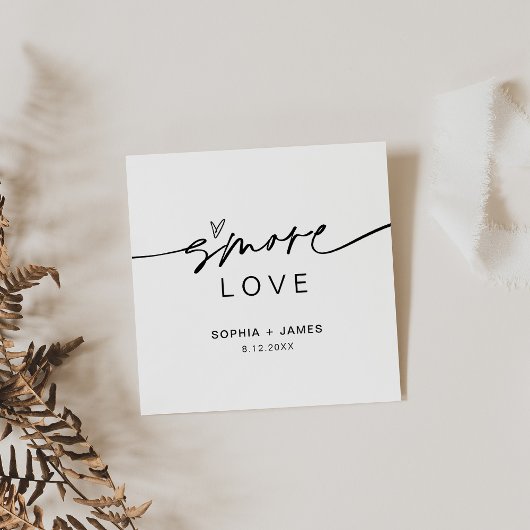 EVERLEIGH Smore Liebe Fevor Card Quadratische Visitenkarte