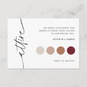 EVERLEIGH Wedding Atoll Brautparty Begleitkarte (Vorderseite)