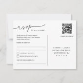 EVERLEIGH Wedding Foto UAWG QR Code Postkarte (Vorderseite)