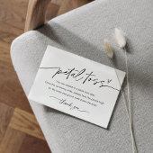 EVERLEIGH Wedding Petal Toss Sitzkarte Begleitkarte