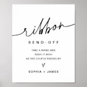 EVERLEIGH Wedding Ribbon Senden-Zeichen Poster (Vorne)