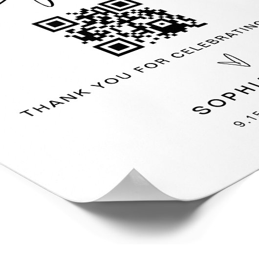 EVERLEIGING Future Fund Venmo Sign Poster (Ecke)