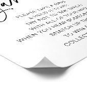 EVERLEIGING Ring Game Brautparty Sign Poster (Ecke)