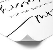 EVERLEIGING Wie viele Kisses Brautparty Game Poster (Ecke)