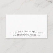 EVERLY Art Deco Minimal Business Reward 6 Punch Treuekarte (Rückseite)