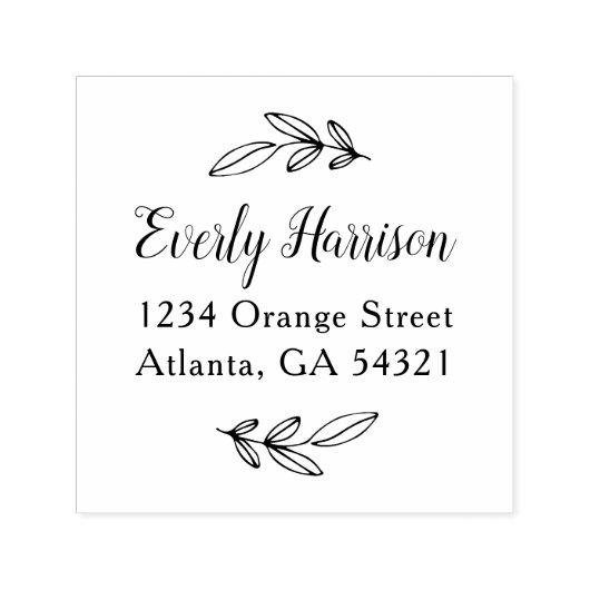 Everly Script Permastempel (Design)