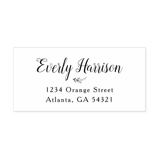 Everly Script Permastempel (Design)
