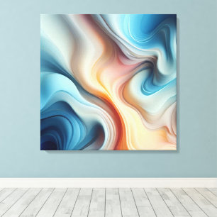 Evermore Abstrakt Stretched Canvas Print Leinwanddruck