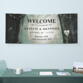 Evermore | Begrüßung der bezauberten Waldmooshochz Banner (Messe)