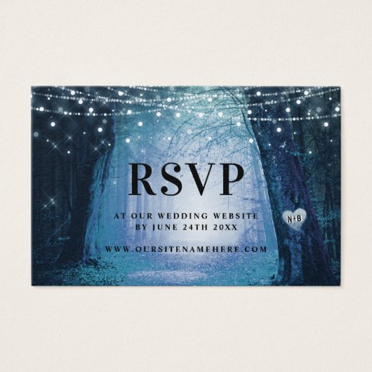 Evermore | Bezauberte Forest Blue UAWG Insert Card (Vorderseite)