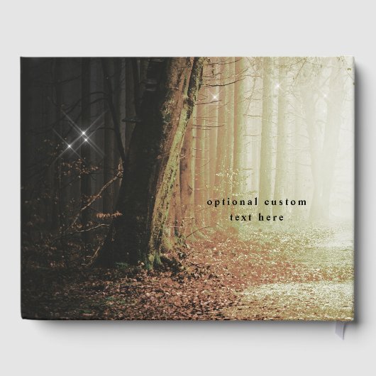 Evermore | Bezauberter Fairy Forest | Amber Weddin Gästebuch (Rückseite)