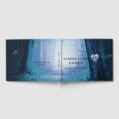 Evermore | Bezauberter Fairy Forest | Blue Wedding Gästebuch (Voll)