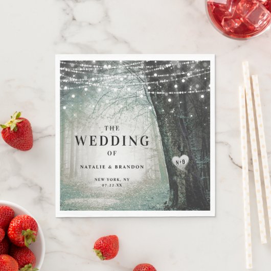 Evermore | Bezauberter Fairy Forest | Moss Dinner Serviette (Beispiel)