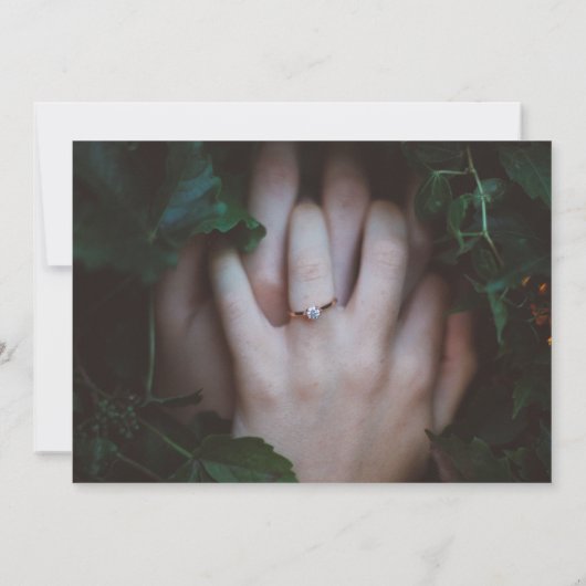 Evermore | Bezauberter Fairy Forest | Moss Wedding Einladung (Rückseite)