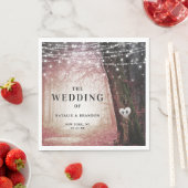 Evermore | Bezauberter Fairy Forest | Rosa Abendes Serviette (Beispiel)