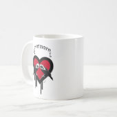 Evermore (Black Lettering) Kaffeetasse (Vorderseite Links)
