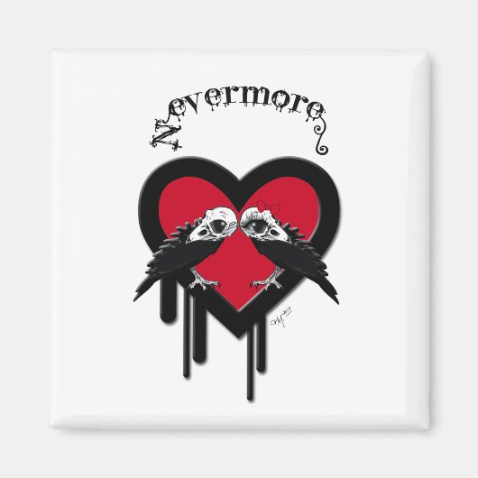 Evermore (Black Lettering) Magnet (Vorne)