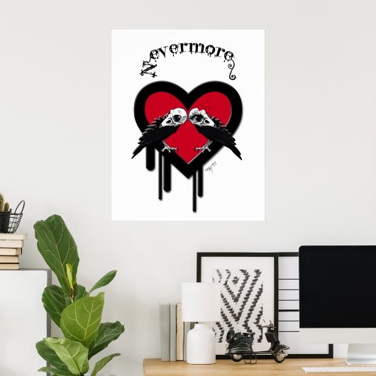 Evermore (Black Lettering) Poster (Heimbüro)