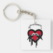 Evermore (Black Lettering) Schlüsselanhänger (Vorderseite)