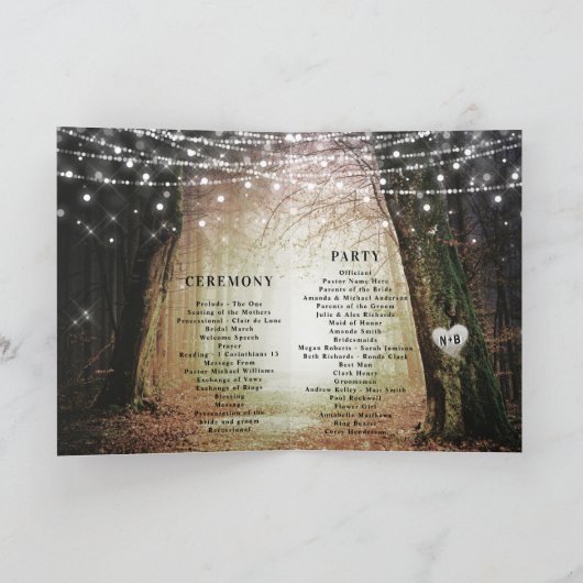 Evermore | Feierliche Hochzeit des entzückten Heil Programm (Innenseite)