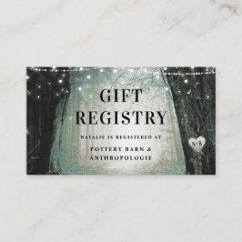 Evermore | Register der verzauberten Walddusche Begleitkarte