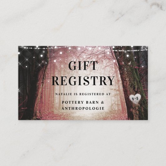 Evermore | Register der verzauberten Walddusche Begleitkarte (Vorderseite)