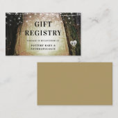 Evermore | Register der verzauberten Walddusche Begleitkarte (Vorne/Hinten)