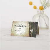 Evermore | Verzauberter Wald | Amber-Tischnummer Platzkarte (Rückseite)