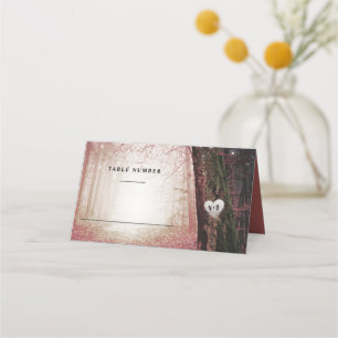 Evermore Verzauberter Wald Rosa Tischnummer Platzkarte