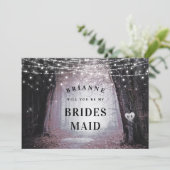 Evermore | Vorschlagskarte für verzauberte Bridesm (Stehend Vorderseite)