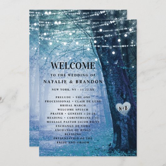 Evermore | Zeremonie des verzauberten Märchenwalde Programm (Vorne/Hinten)