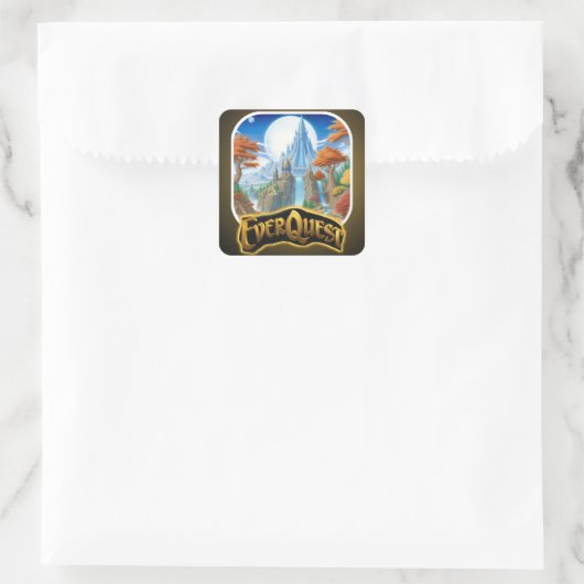 Everquest Quadratischer Aufkleber (Tasche)