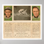 Evers Chance Baseball 1912 Poster (Vorne)