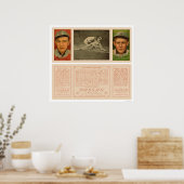 Evers Slides Safely Cubs Baseball 1912 Poster (Küche)