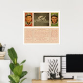 Evers Slides Safely Cubs Baseball 1912 Poster (Heimbüro)
