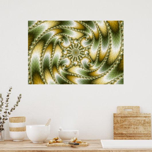 Everswirl - Mandelbrot-Fraktal Poster (Küche)