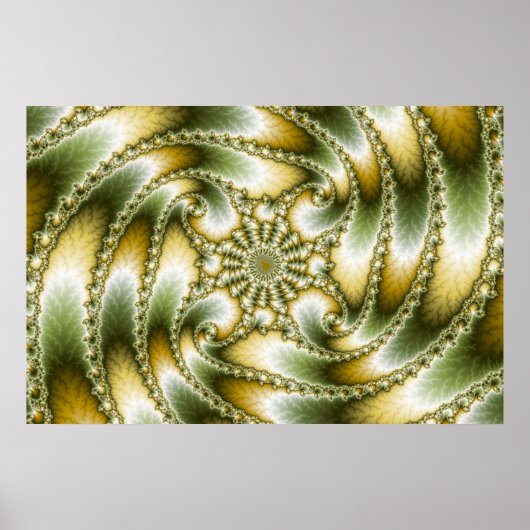 Everswirl - Mandelbrot-Fraktal Poster (Vorne)