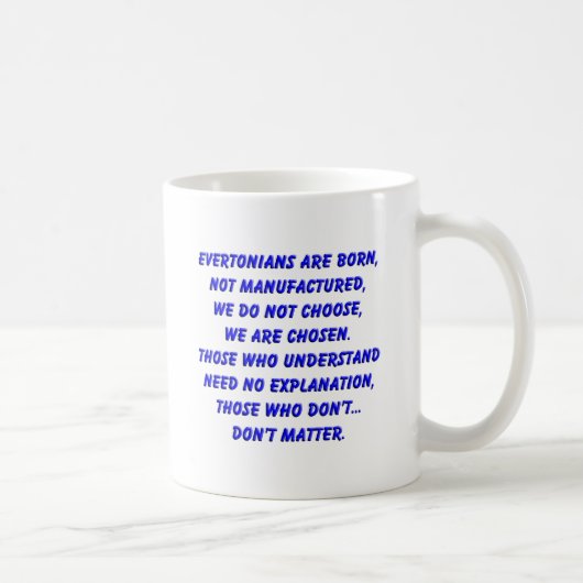 evertonians sind geboren kaffeetasse (Rechts)