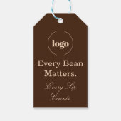 Every Bean Matters Kaffee Logo Geschenkanhänger (Vorderseite)