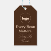 Every Bean Matters Kaffee Logo Geschenkanhänger (Rückseite)