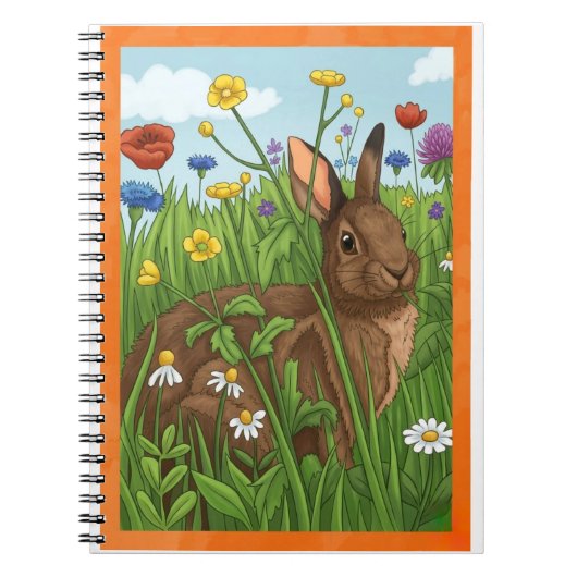 Every Bunny Loves Flowers Notizblock (Vorderseite)