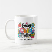Every Child Matters Monogram Lehrer Kaffeetasse (Links)