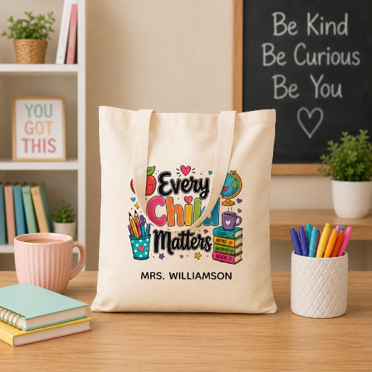 Every Child Matters Monogram Lehrer Tragetasche