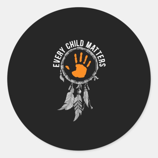 Every Child Matters Orange Day Runder Aufkleber (Vorderseite)