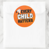 Every Child Matters Runder Aufkleber (Tasche)